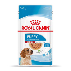 Φακελάκι για κουτάβια μέχρι 12 μηνών μεσαίου μεγέθους φυλών 11-25kg - Royal Canin Pouch Medium Puppy 140g