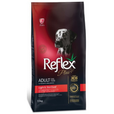 Ξηρά τροφή για στειρωμένους ή/και υπέρβαρους σκύλους με αρνί κ' ρύζι - Reflex Plus Adult Medium/Large Light/Sterilised 15kg