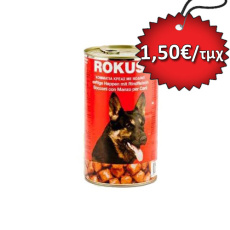 Οικονομική κονσέρβα σκύλου με μοσχάρι σε κιβώτιο - Rokus Beef 12*1250g