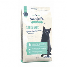 Ξηρά τροφή για στειρωμένες ενήλικες γάτες χωρίς σιτηρά με πουλερικά - Sanabelle Sterilised 10kg