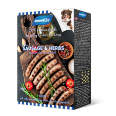 Μπισκότα σκύλου Λουκάνικο-Βότανα με συστατικά ανθρώπινης κατανάλωσης - Smookies Sausage-Herbs 200g