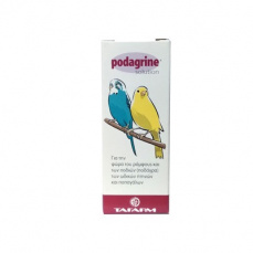 Διάλυμα για την ψώρα ράμφους και ποδιών σε ωδικά πτηνά και παπαγάλους - Tafarm Podagrine 5ml