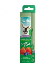 Ζελέ για αποτελεσματικό καθαρισμό των δοντιών χωρίς βούρτσισμα σε σκύλους με γεύση μούρων - Tropiclean Clean Teeth Gel Berry Fresh 59ml