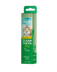 Ζελέ για αποτελεσματικό καθαρισμό των δοντιών χωρίς βούρτσισμα σε γάτες - Tropiclean Clean Teeth Gel Cats 59ml