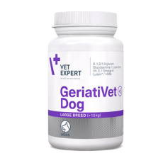 Συμπλήρωμα διατροφής για ηλικιωμένους σκύλους μεγαλόσωμων φυλών - GeriatiVet (45 δισκία)