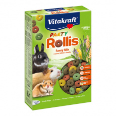 Τραγανές κροκέτες για συμπληρωματική τροφή ή σνακ σε τρωκτικά - Vitakraft Rollis Party 500g
