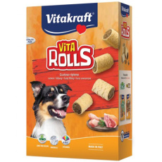 Τραγανά μπισκότα σκύλου με βοδινό-κοτόπουλο - Vitakraft Vita Rolls 400g