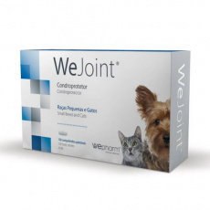 Συμπλήρωμα διατροφής υποστήριξης χόνδρων και αρθρώσεων για μικρόσωμους σκύλους και γάτες - We Joint Small Breed & Cats (30 δισκία)