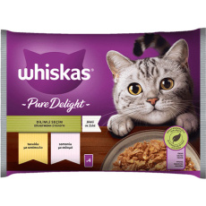 Πολυσυσκευασία φακελάκια για γάτες σε ζελέ - Whiskas Pure Delight Επιλεγμένη Συλλογή 4*85g