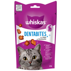 Τραγανές λιχουδιές γάτας για τη φροντίδα των δοντιών - Whiskas Dentabites 50g