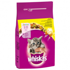 Ξηρά τροφή για μικρά γατάκια μέχρι 12 μηνών με κοτόπουλο - Whiskas Kitten 14kg