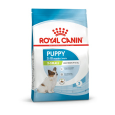 Ξηρά τροφή για κουτάβια μέχρι 10 μηνών πολύ μικρόσωμων φυλών έως 4kg - Royal Canin XSmall Puppy