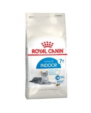 Ξηρά τροφή για ώριμες ενήλικες γάτες που ζουν μέσα στο σπίτι και είναι άνω των 7 χρόνων - Royal Canin Indoor 7+ 1.5kg
