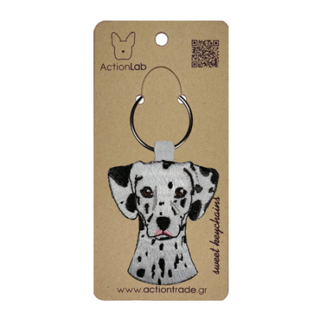 Κεντητό μπρελόκ με σχέδιο σκύλου Dalmatian - ActionLab