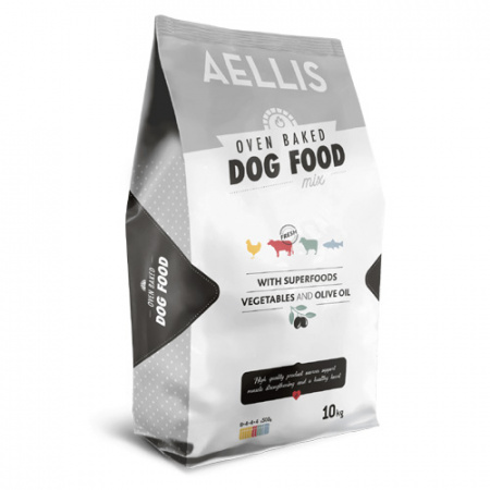 Ελληνική τροφή για σκύλους με mix συνταγών ψημένη στο φούρνο - Aellis Mix 10kg
