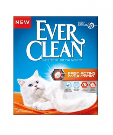 Άμμος υγιεινής για γάτες με γρήγορη συγκόλληση και άμεσο έλεγχο οσμών - Everclean Fast Acting Odour Control 10L