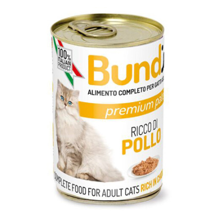 Κονσέρβα γάτας πατέ με κοτόπουλο - Bundy Chicken 400g
