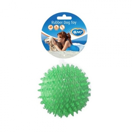 Λαστιχένια μπάλα σκύλου με μαλακά δοντάκια κατάλληλη και για νερό - Duvo Hedgehog Ball 8cm