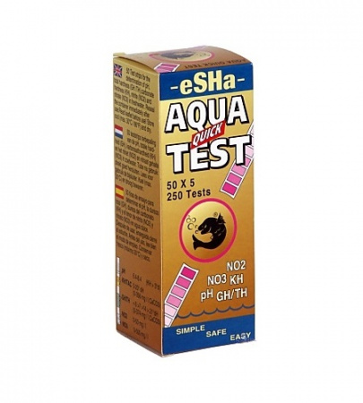Τεστ νερού με 50 μετρήσεις για 5 διαφορετικές παραμέτρους - Esha Aqua Test