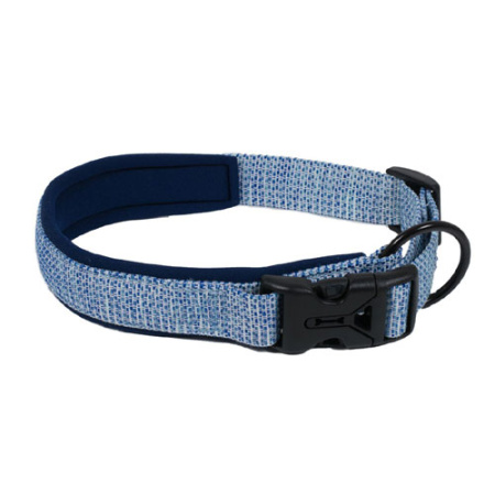 Μαλακό περιλαίμιο σκύλου με κούμπωμα ασφαλείας - Farm Company Deluxe Collar Medium Γαλάζιο