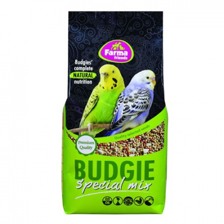 Βασική τροφή για μικρούς παπαγάλους (παπαγαλίνη) - Farma Friends Budgie Special Mix 20kg