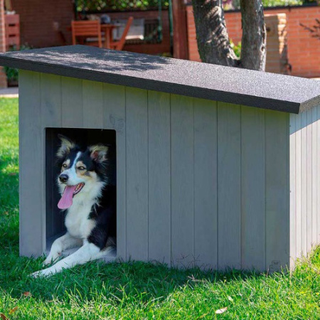 Ξύλινο σπιτάκι σκύλου για εξωτερικούς χώρους - Ferplast Argo 100 (114.5*73*81cm)