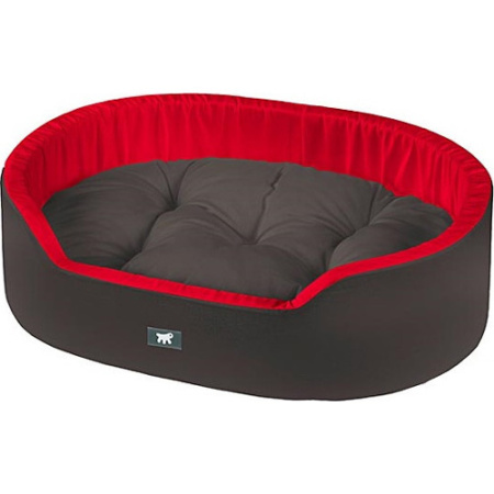 Κρεβάτι σκύλου με σταθερά τοιχώματα και αποσπώμενο μαξιλάρι - Ferplast Dandy 55 (55*41*15cm) Κόκκινο