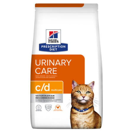 Κλινική ξηρά τροφή για γάτες με παθήσεις ουροποιητικού συστήματος - Hill's Prescription Diet c/d Multicare Dry