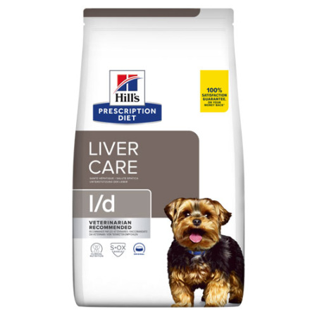 Κλινική ξηρά τροφή για σκύλους με ηπατοπάθειες - Hill's Prescription Diet l/d Dry