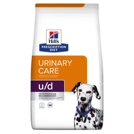 Κλινική ξηρά τροφή για σκύλους με ουρόλιθους ή νεφροπάθειες - Hill's Prescription Diet u/d Dry 4kg
