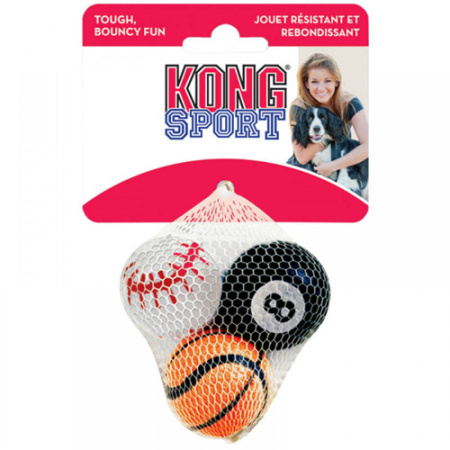 Παιχνίδι σκύλου μπαλάκι των σπορ με ήχο σε πολλά μεγέθη - Kong Air Sports Ball Small