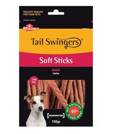 Μαλακά μπαστούνια κρέατος για σκύλους - Pet Interest Soft Sticks 100g Πάπια