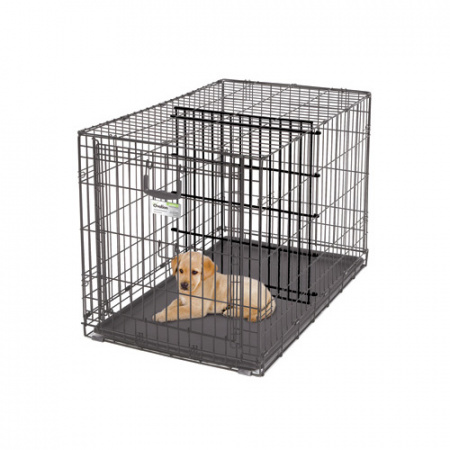 Μεταλλικό κλουβί-Crate σκύλου με διαχωριστικό και εύκολο άνοιγμα πόρτας - Midwest Ovation Dog Crate (94.6*58.4*63.5cm)
