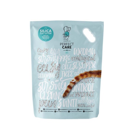 Κρυσταλλική άμμος σιλικόνης για γάτεςμε φυσικό άρωμα - Perfect Care Silica Litter 10L