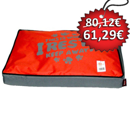 Κόκκινο αδιάβροχο στρώμα για σκύλους - Pet Interest Indoor Cushion ΠΡΟΣΦΟΡΑ XLarge