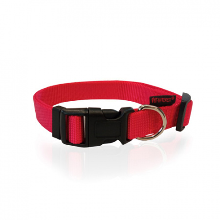 Νάιλον περιλαίμιο σκύλου με κλιπ σε πολλά χρώματα - Pet Interest Xsmall 1*19-33cm κόκκινο