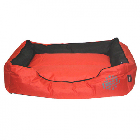 Αδιάβροχο κρεβάτι σκύλου σε διάφορα μεγέθη - Pet Interest Rectangular Bed Red