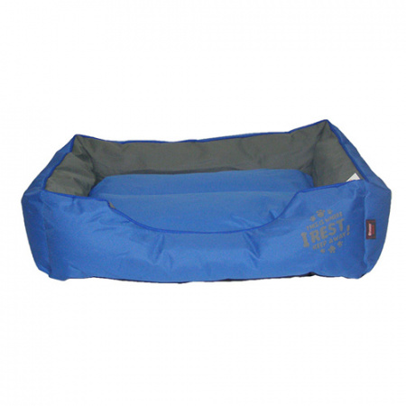 Αδιάβροχο κρεβάτι σκύλου σε διάφορα μεγέθη - Pet Interest Rectangular Bed Blue