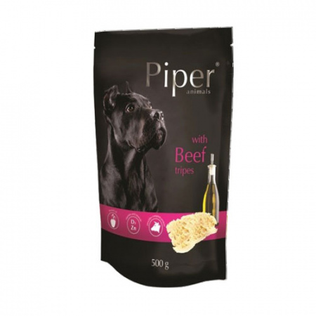 Πλήρης τροφή σε φακελάκι για σκύλους με μοσχαρίσιο πατσά - Piper Beef Tripe 500g