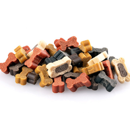 Λιχουδιά επιβράβευσης σκύλου με ποικιλία κρεάτων - PQP Mini Bone Mix 125g