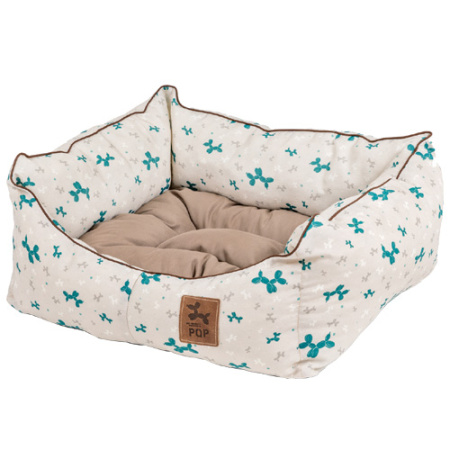 Ορθογώνιο κρεβάτι πουφ με αποσπώμενο μαξιλάρι σε διάφορα μεγέθη - Pet Quality Products