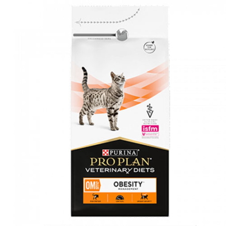 Κλινική ξηρά τροφή για γάτες με προβλήματα παχυσαρκίας - Purina Veterinary Diets ΟΜ (Obesity Management) 1.5kg