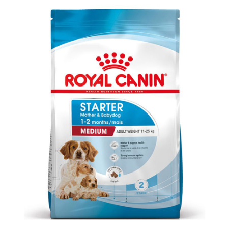 Ξηρά τροφή απογαλακτισμού για κουτάβια και τις μητέρες τους μεσαίου μεγέθους φυλών 11-25kg - Royal Canin Medium Starter Mother & Babydog 
