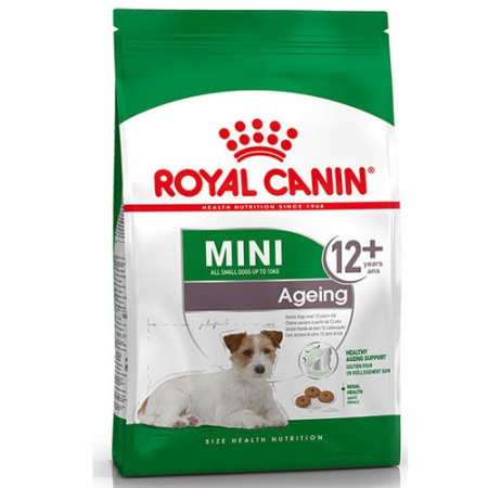 Ξηρά τροφή για ηλικιωμένους ενήλικους σκύλους άνω των 12 ετών μικρόσωμων φυλών έως 10kg - Royal Canin Mini Mature Ageing +12