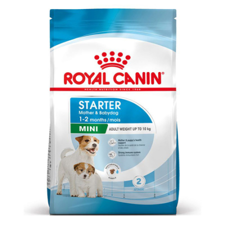 Ξηρά τροφή απογαλακτισμού για κουτάβια και τις μητέρες τους μικρόσωμων φυλών μέχρι 10kg - Royal Canin Mini Starter Mother & Babydog 3kg