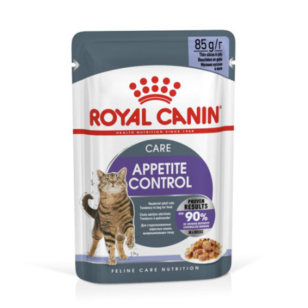 Φακελάκι για μείωση της όρεξης σε γάτες άνω των 12 μηνών με ζελέ - Royal Canin Appetite Control Jelly 85g
