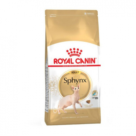 Ξηρά τροφή για ενήλικες γάτες άνω των 12 μηνών φυλής Sphynx - Royal Canin Sphynx Adult 2kg