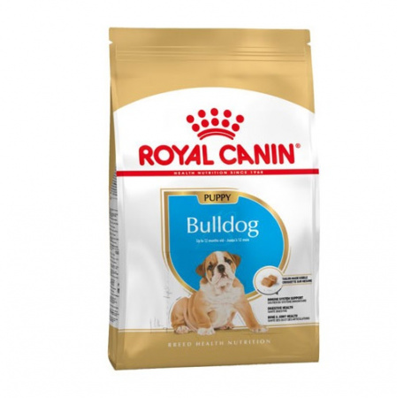 Ξηρά τροφή για κουτάβια ράτσας Bulldog έως 12 μηνών - Royal Canin Bulldog Puppy