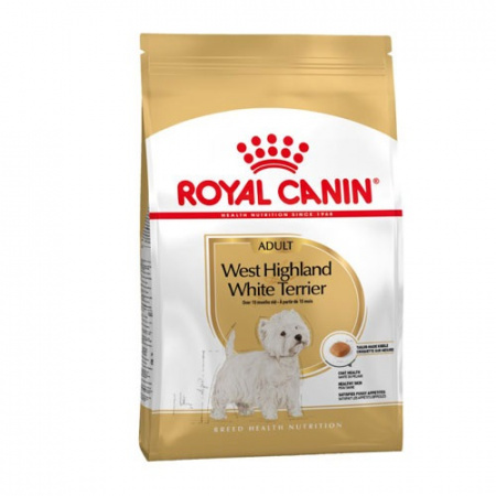 Ξηρά τροφή για ενήλικους σκύλους ράτσας West Highland Terrier άνω των 10 μηνών - Royal Canin West Highland Terrier Adult