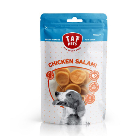 Λιχουδιά σκύλου με κοτόπουλο σε σαλάμι - TAF Pets Chicken Salami 75g